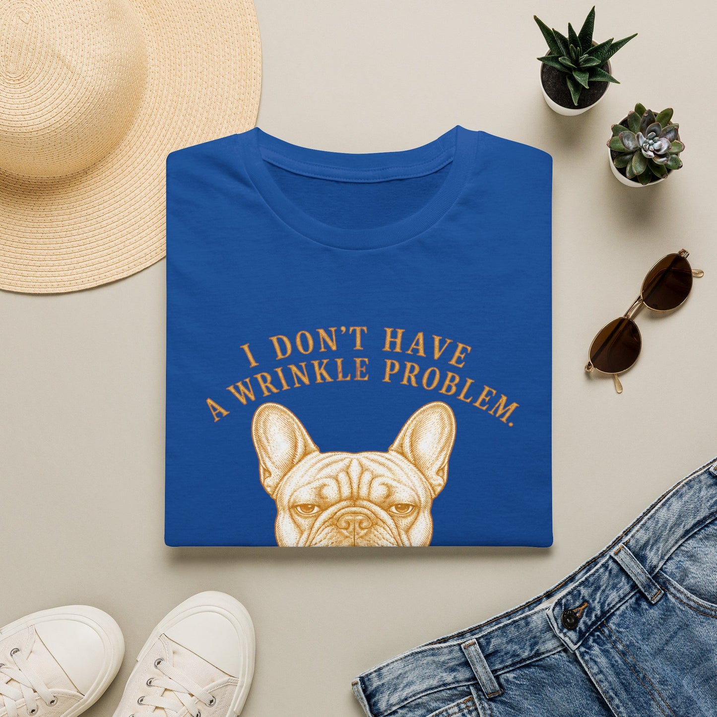 Frenchie Wrinkle Problem T-Shirt