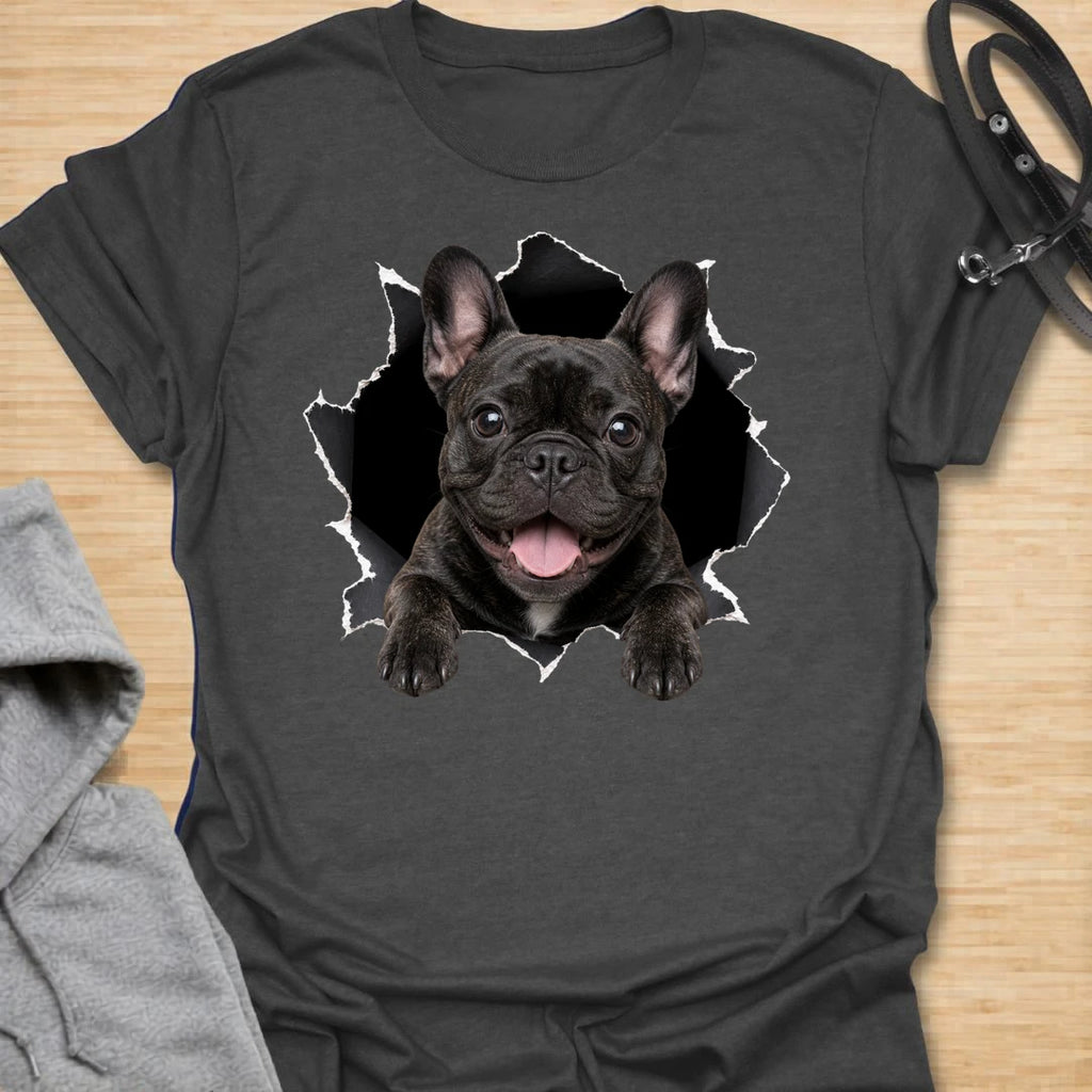 This Master Of Zoomies t-shirt is made for French Bulldog lovers who know their little dog can go from sleepy potato to full-speed chaos in seconds. Featuring a simple line-art Frenchie racing across the design with playful motion marks and bold text, this tee has a funny, energetic breed-specific feel. Perfect for Frenchie moms, Frenchie dads, French Bulldog owners, rescue dog lovers, and anyone whose small dog has sudden bursts of unstoppable zoomie energy.
