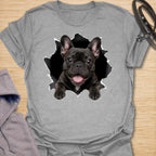 This Master Of Zoomies t-shirt is made for French Bulldog lovers who know their little dog can go from sleepy potato to full-speed chaos in seconds. Featuring a simple line-art Frenchie racing across the design with playful motion marks and bold text, this tee has a funny, energetic breed-specific feel. Perfect for Frenchie moms, Frenchie dads, French Bulldog owners, rescue dog lovers, and anyone whose small dog has sudden bursts of unstoppable zoomie energy.