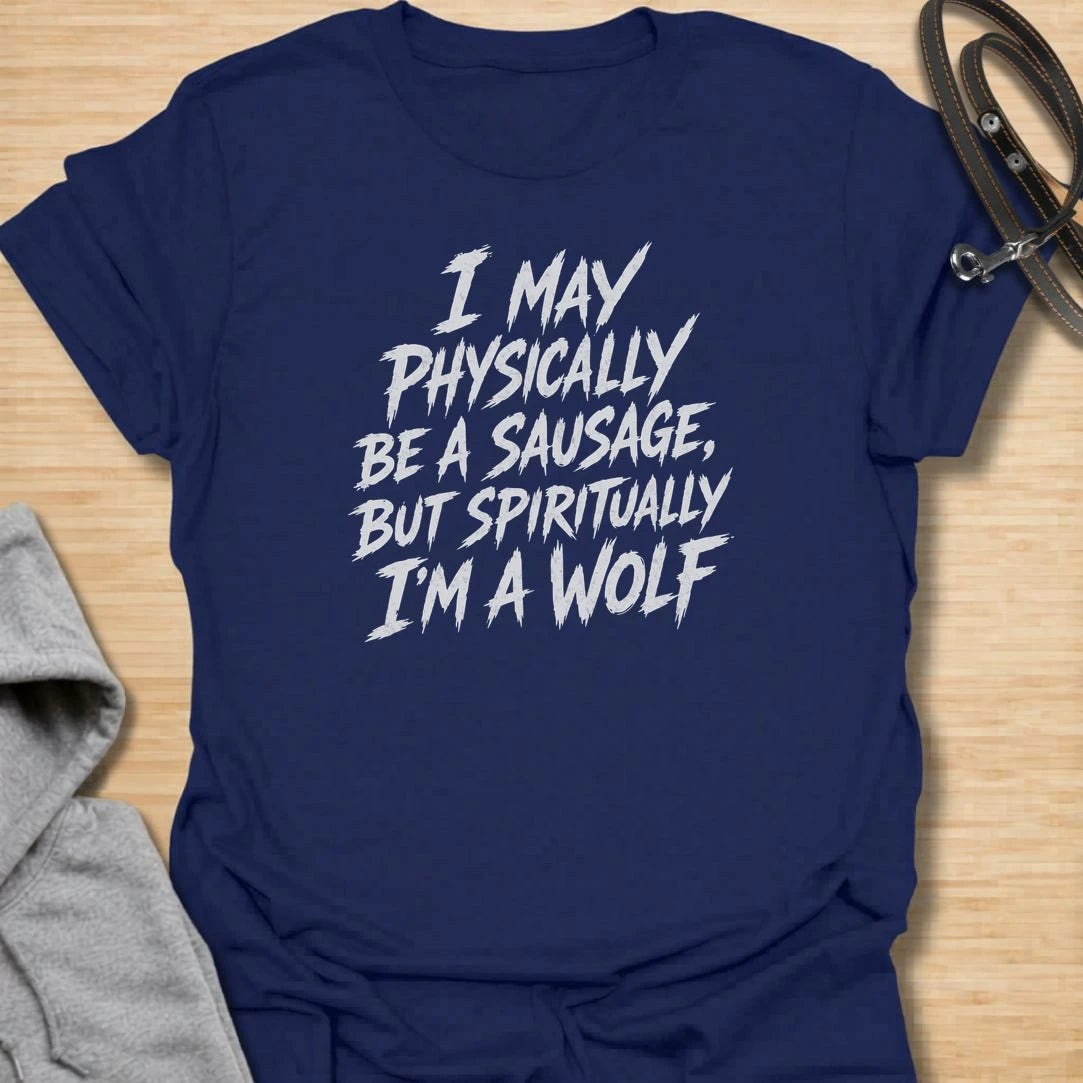 A funny dachshund T-shirt for sausage dogs who believe they are fierce wild animals. The bold text-only design celebrates the enormous confidence packed inside one very long, very small dog. A brilliant gift for dachshund owners, doxie moms, doxie dads, and fans of fearless little dogs.