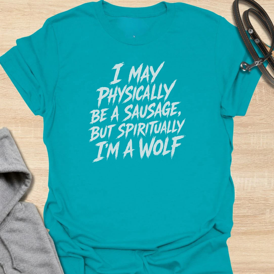 A funny dachshund T-shirt for sausage dogs who believe they are fierce wild animals. The bold text-only design celebrates the enormous confidence packed inside one very long, very small dog. A brilliant gift for dachshund owners, doxie moms, doxie dads, and fans of fearless little dogs.