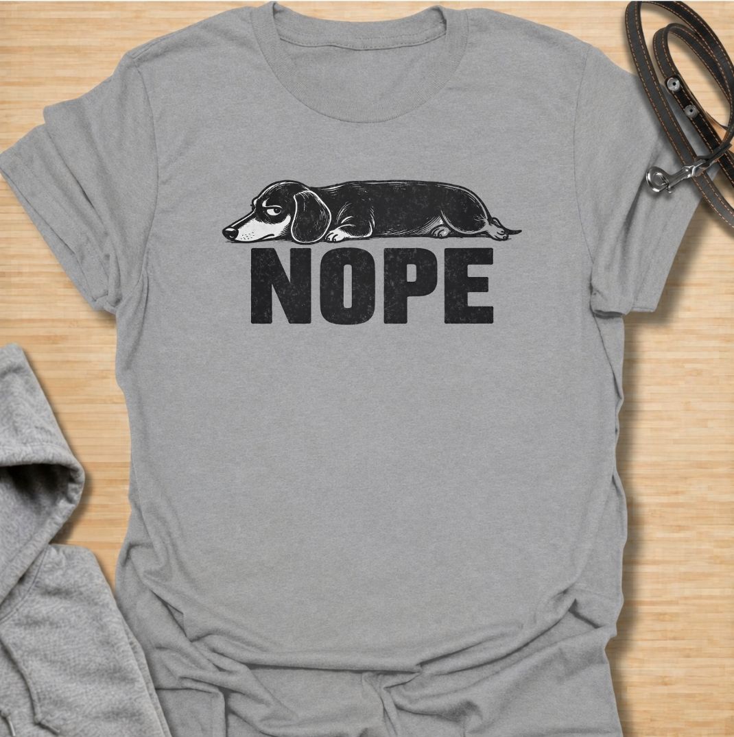Nope Dachshund T-Shirt